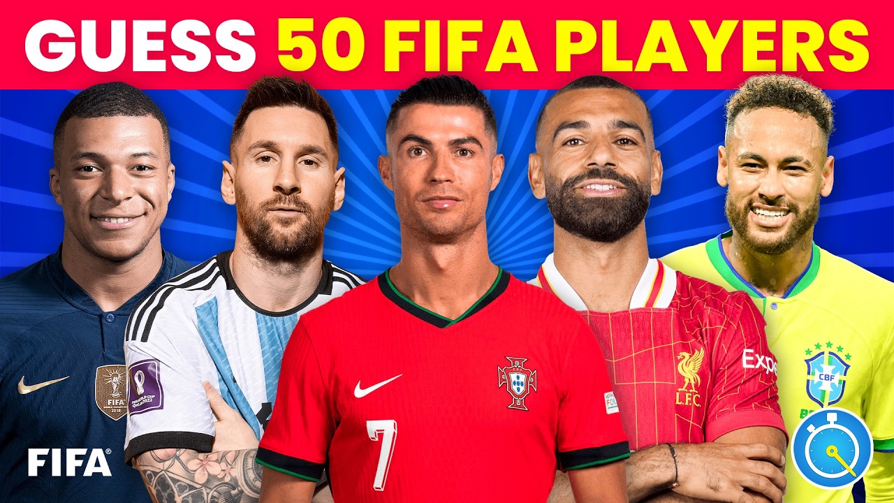Guess 50 FIFA World Cup Players ⚽🏆 | Ultimate Football Quiz Challenge | FIFA 2026