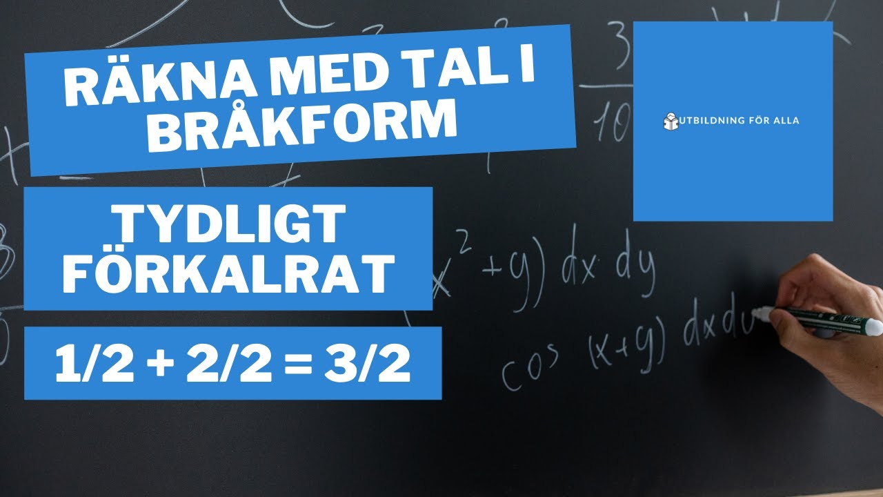 Tal i bråkform (matematik 2)
