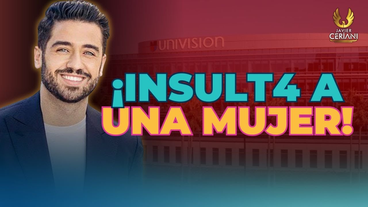 Audio de Borja Voces presentador de Univision insultando a mujer