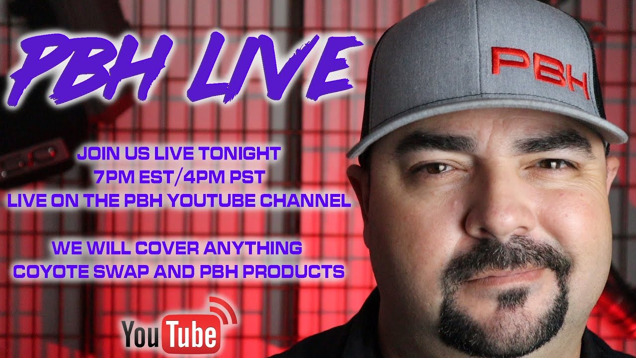 PBH Live Episode #6 Keeping Your Coyote Swap Cool