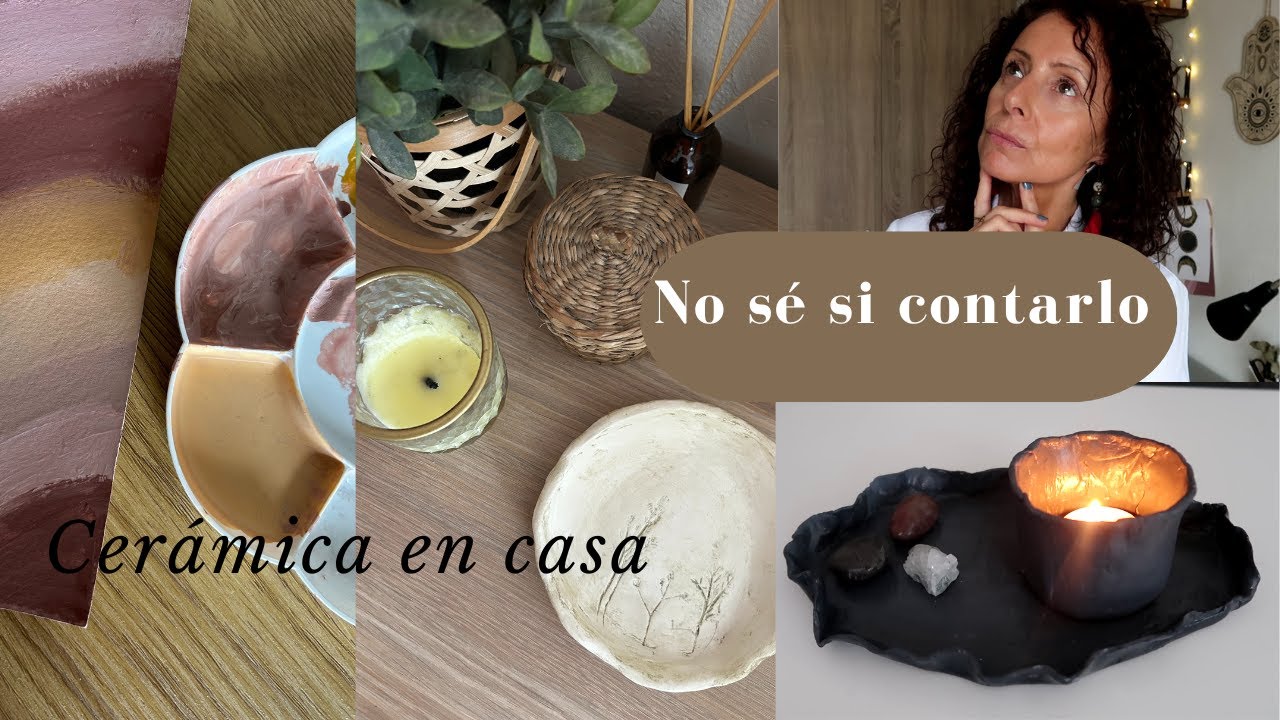 PRIMERA VEZ  HACIENDO CERÁMICA 🏺🧺 / NO SÉ SI CONTARLO 🤔