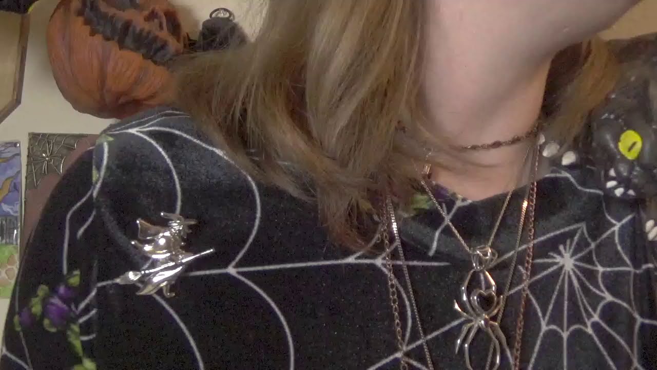 Witch themed jewelry collection, Halloween, spooky