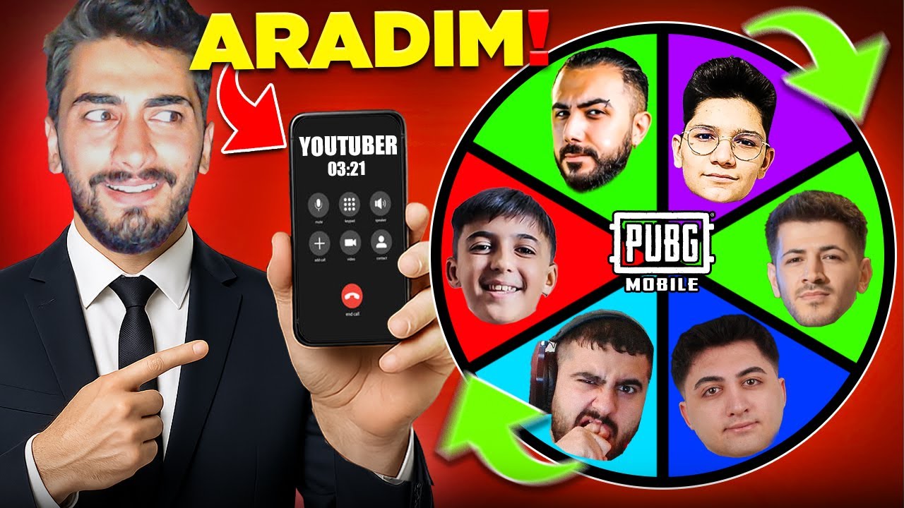 &Ccedil;ARKI &Ccedil;EVİRİP &Ccedil;IKAN YOUTUBER'İ FAKE HESAP İLE TROLLEDİM! (KUDURDU!) | PUBG Mobile