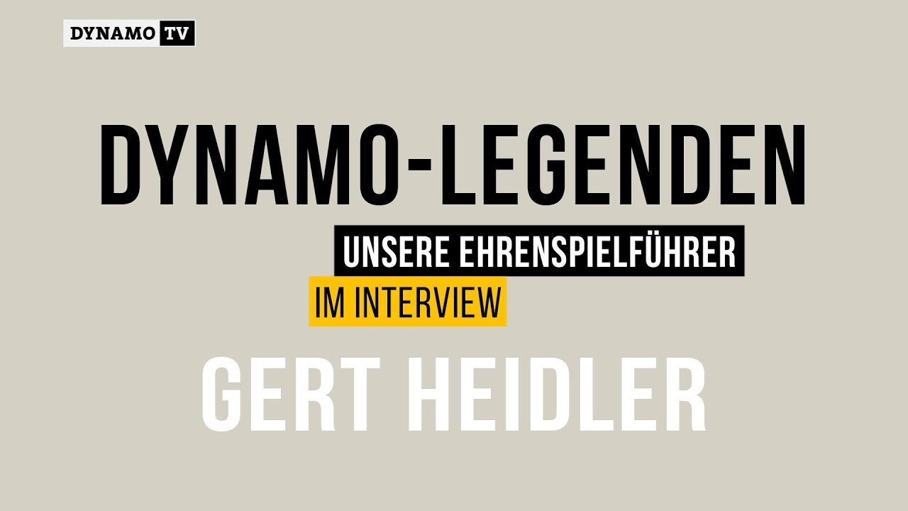 Dynamo-Legenden | Gert Heidler