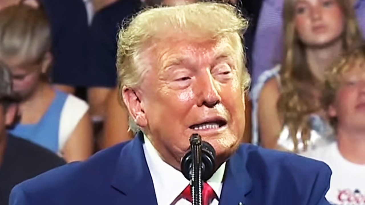 Did Trump have a STROKE on live TV?