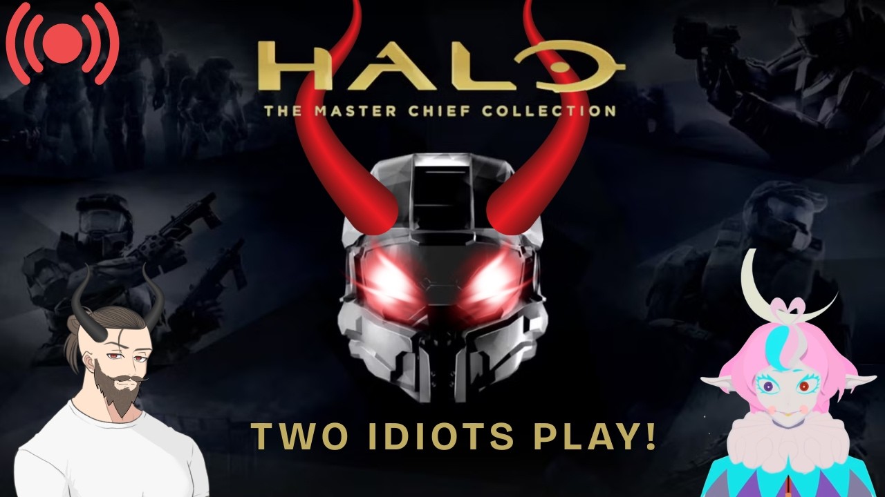 Two Idiots play Halo!! Ft-@LucifernusEN