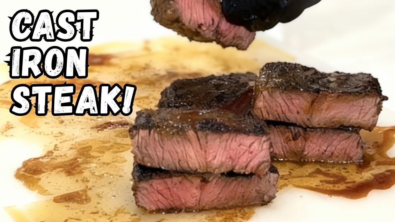 CAST IRON STEAK with Kerrygold Irish Butter!