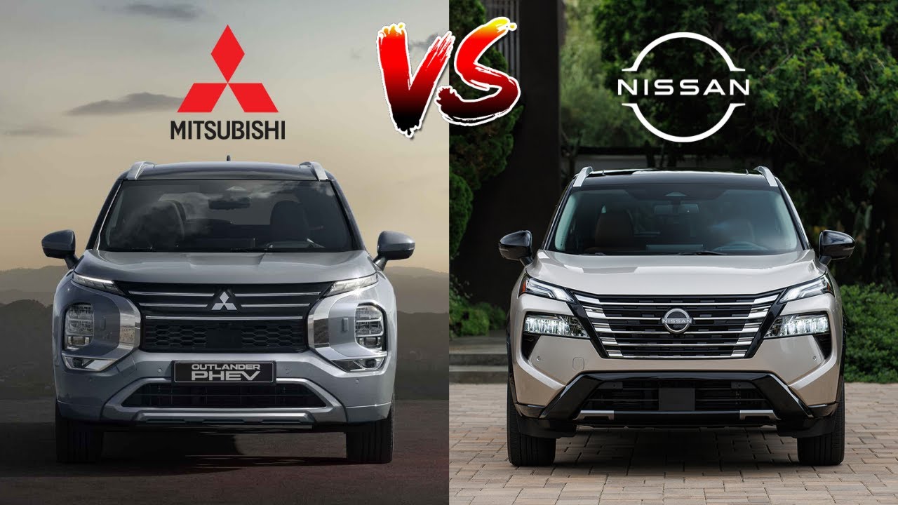 2025 Nissan Rogue vs 2025 Mitsubishi Outlander | Compact SUV Family Face-Off
