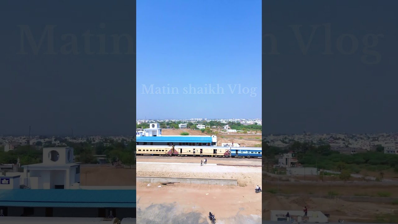 Train Beed Railway #railwaystation #matinshaikhvlog #beed #beedrailway