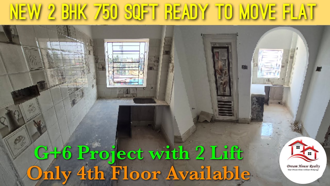 750 Sqft New 2 Bhk Ready to Move Flat with Puja Space |5 Min Waking Distance From Railway Station 