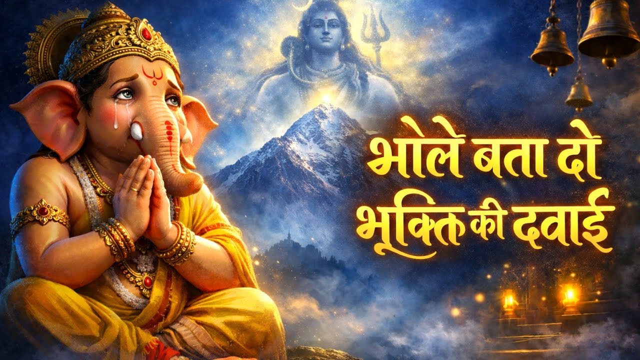 भोले बता दो भक्ति की दवाई 😢 | गणेश जी का भावुक भजन | Shiv Bhakti Song