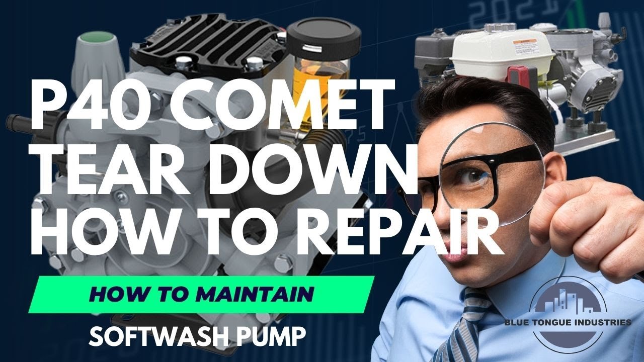 P40 SoftWash Pump Tear Down   How to Maintain   How to Repair