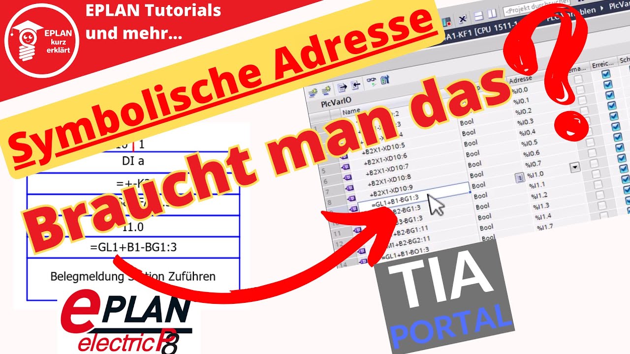 Symbolische Adressen in EPLAN, Wie, Warum, Wofür❓