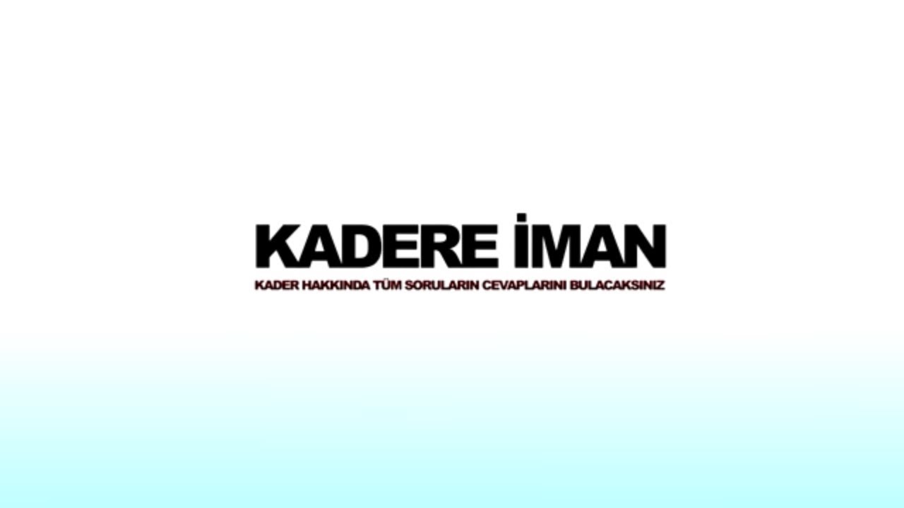 Kadere İman #1: Giriş ᴴᴰ