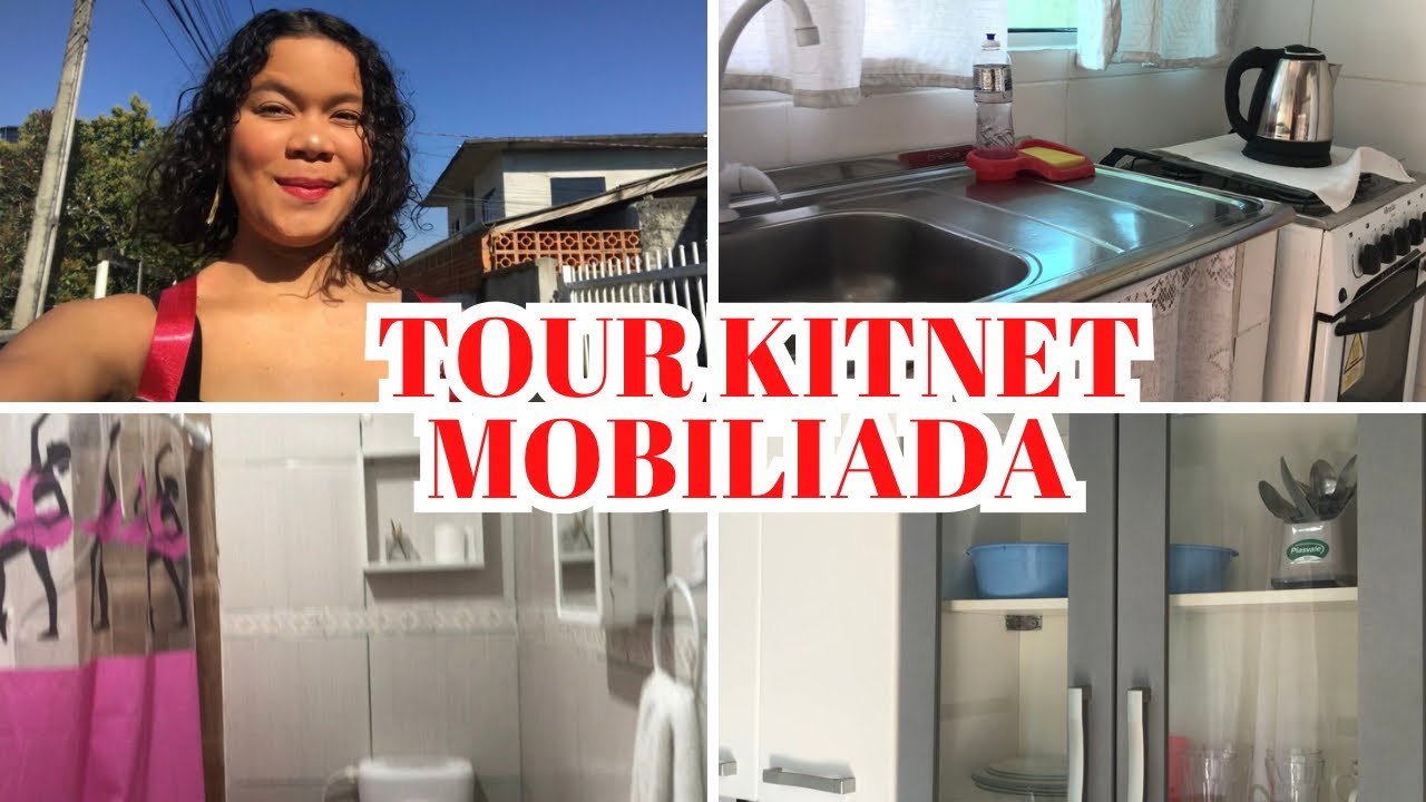 TOUR KITNET MOBILIADA PARA ALUGAR EM NAVEGANTES - tudo bem organizado #tour #tourkitnet