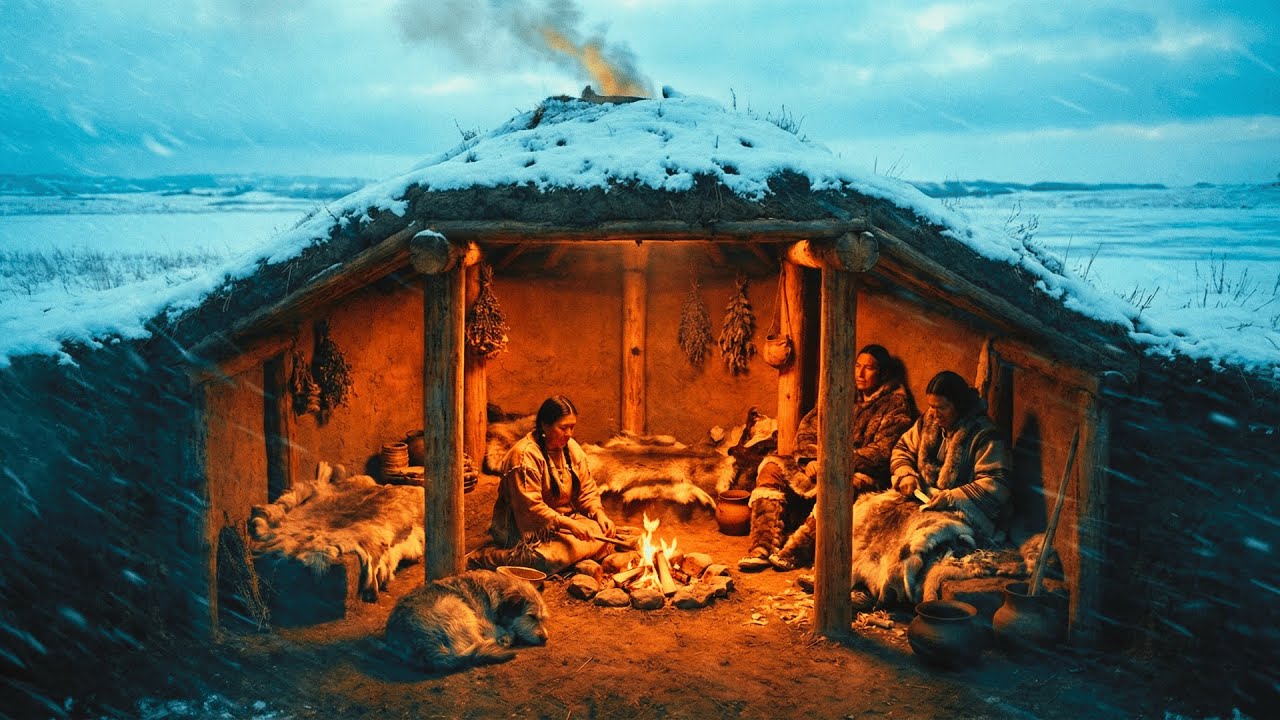 Jak przeżyć mróz -50°C bez ogrzewania? Inżynieria starożytnych domów podziemnych.