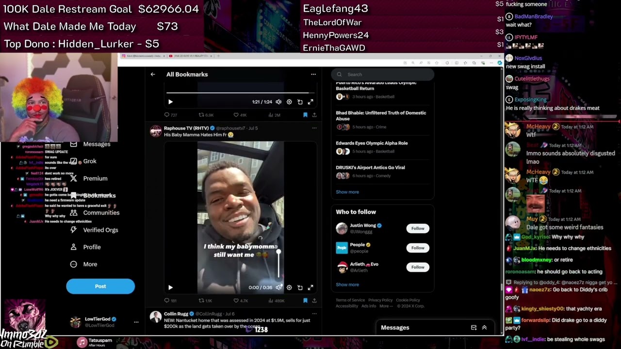 Immo342 discovers LowTierGod is 121K dollars in debt. [EXPOSED] (He has a secret kid???)