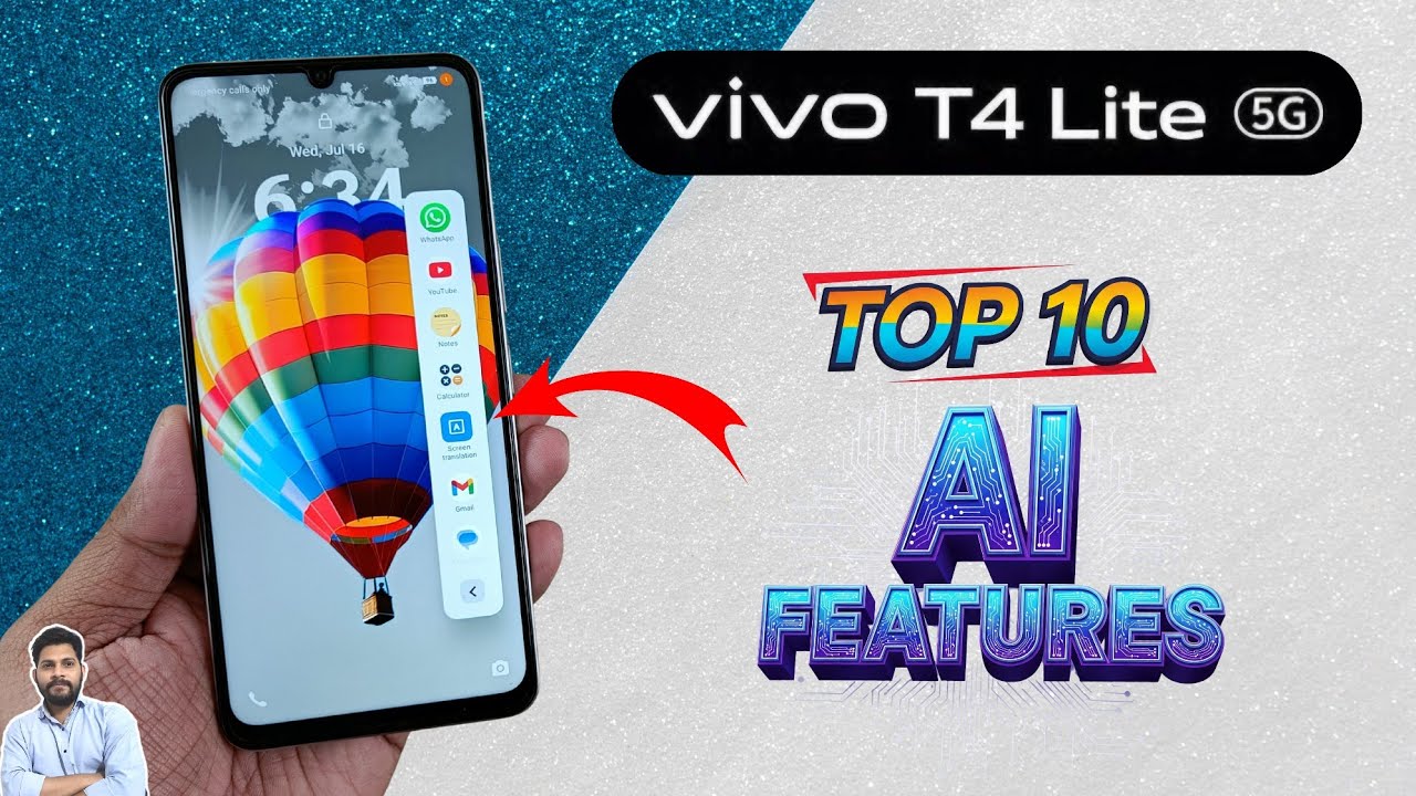Vivo T4 Lite 5G : Top 10 AI Features You Must Be Using In Your Phone