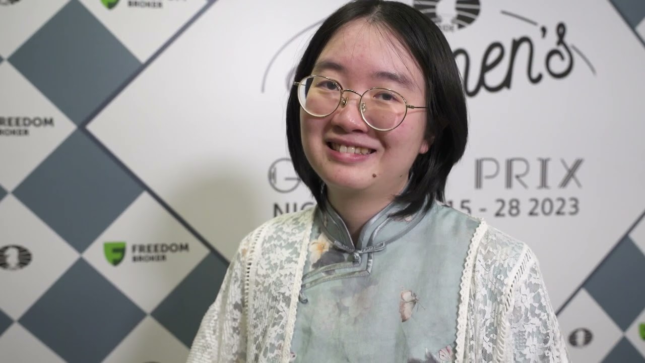Interview with Tan Zhongyi (IN CHINESE) | FIDE Women's Grand Prix in Nicosia | Round 9