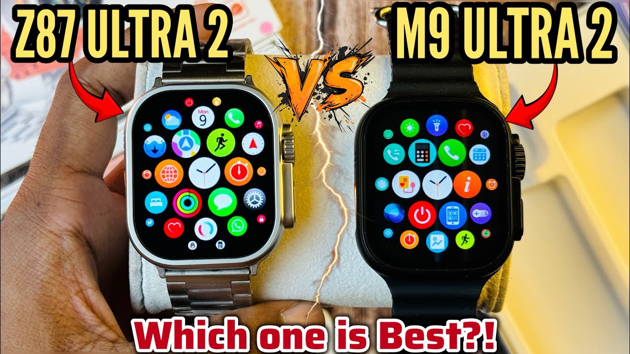 M9 ULTRA 2 vs Z87 ULTRA 2- Smartwatch Comparison Review! Which one is best in 2026?!