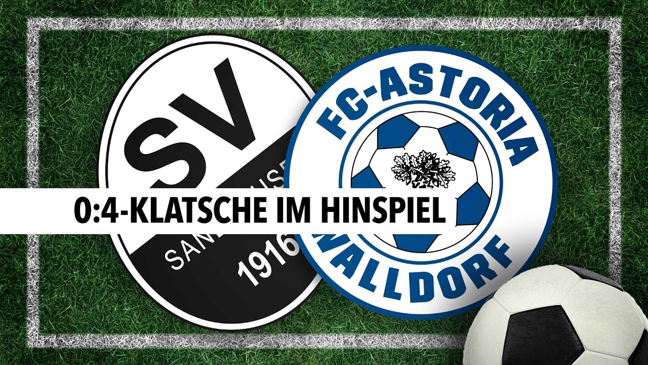 SV Sandhausen vor Liga-Restart gegen Astoria Walldorf | RON TV