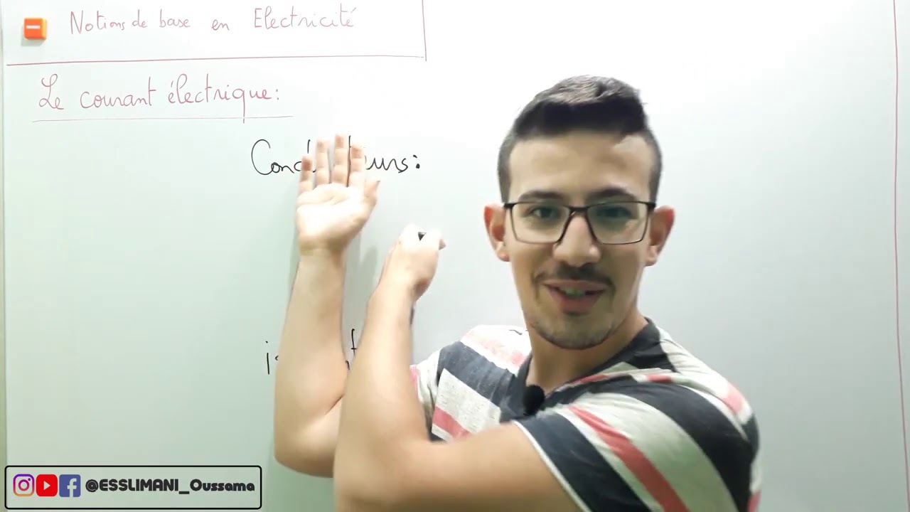 2.Courant électrique : Définitions/Conducteurs/Semi-conducteurs/Isolants (1/2)