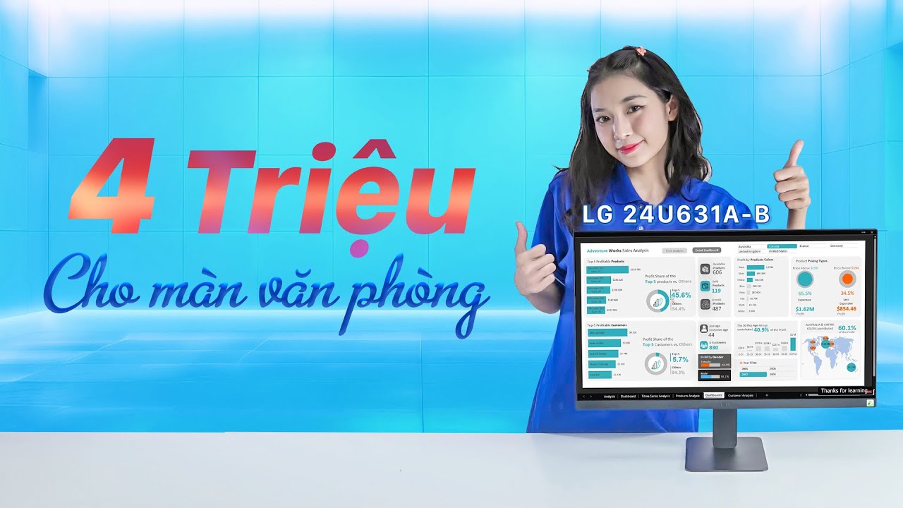 LG 24U631A-B – Nâng Cấp Hoàn Hảo Từ Màn Full HD Văn Phòng