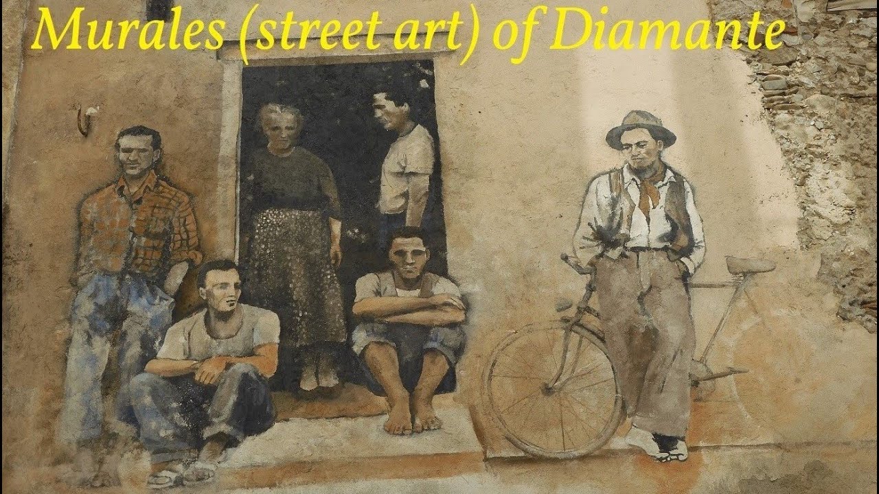 Ep86 Street Art of Diamante, a small town in Calabria Italy