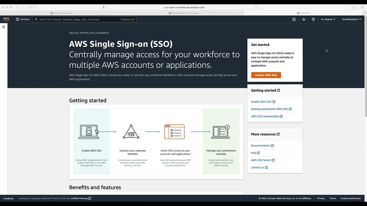 AWS SSO — введение в единый вход, концепции | Демонстрация настройки AWS Single Sign-On с помощью...