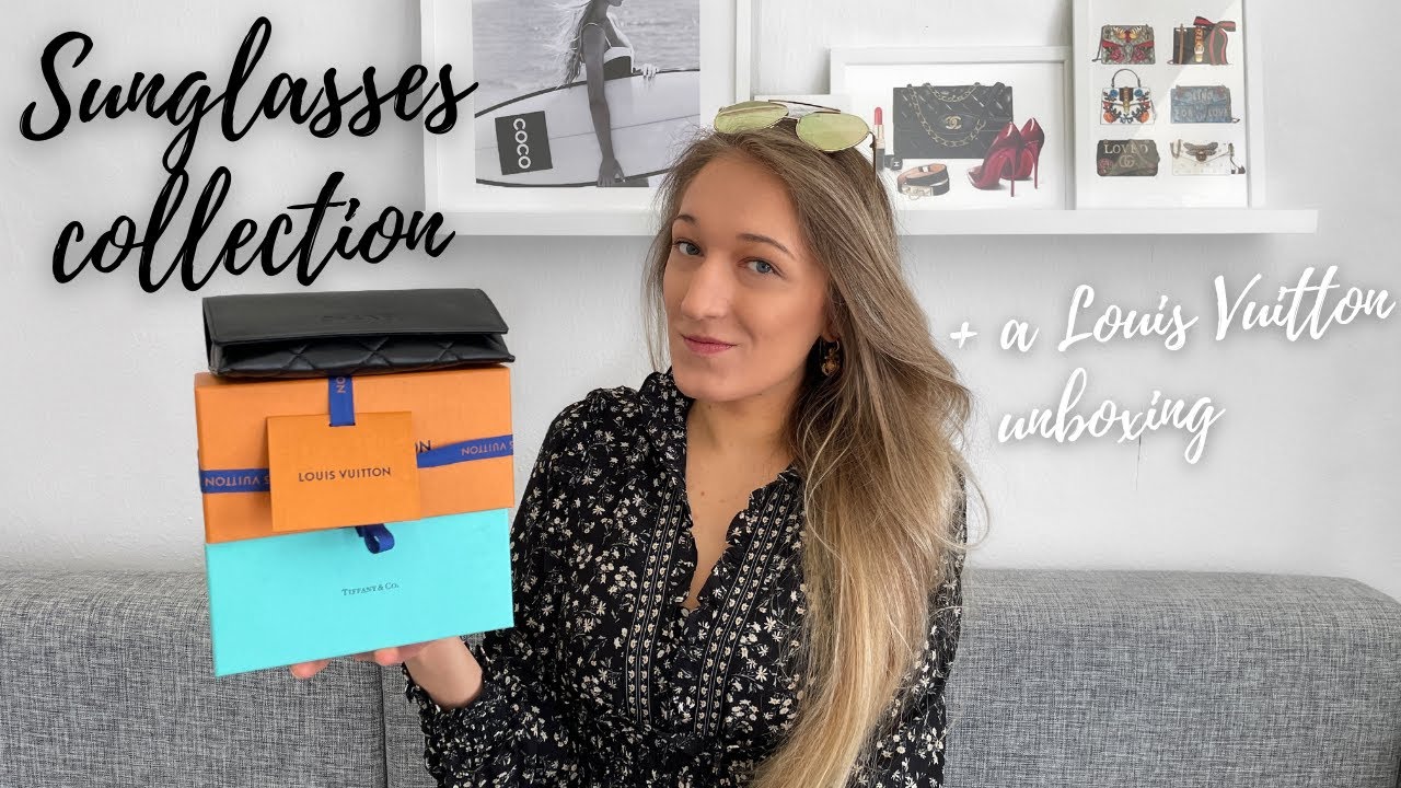 SUNGLASSES COLLECTION + Louis Vuitton unboxing | My thoughts on luxury sunglasses | Lesley Adina