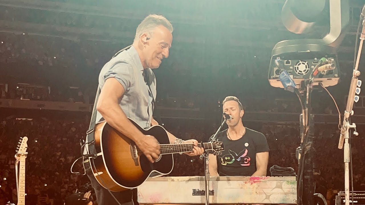 Bruce Springsteen joins Coldplay in NJ (6/5/22) for 