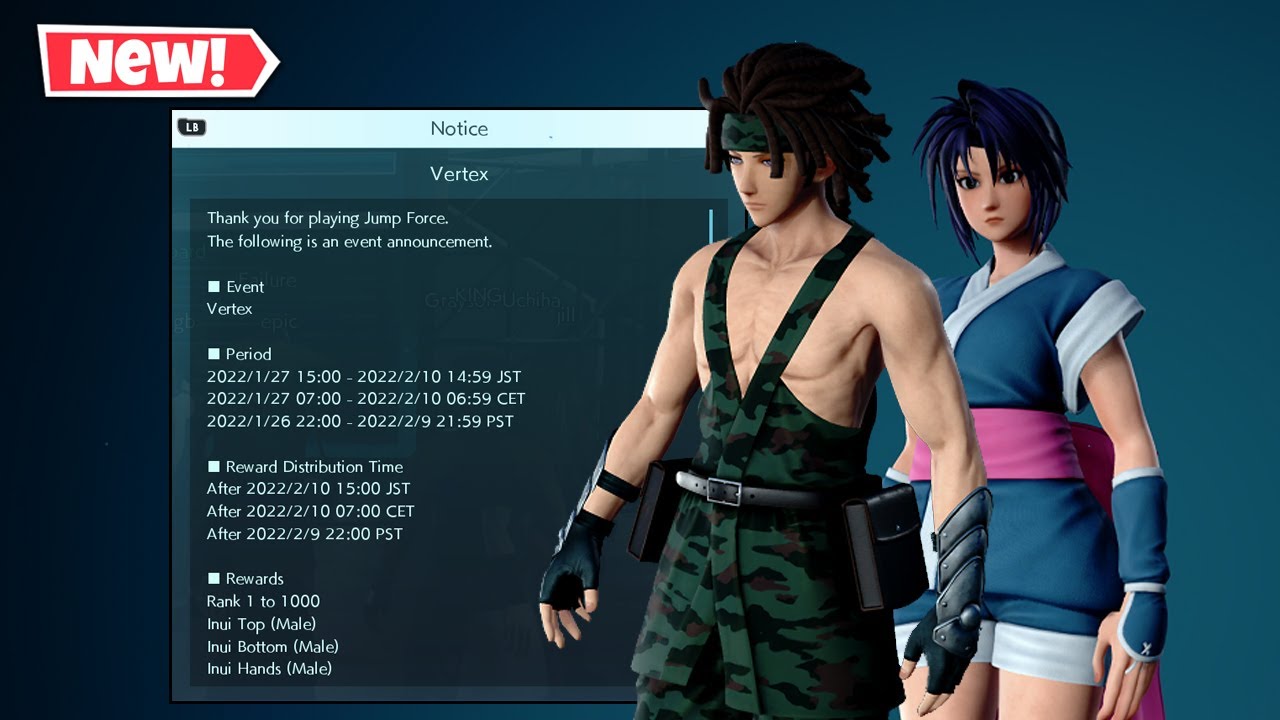 Jump Force FINAL EVENT Before Sales End! First Event of 2022!