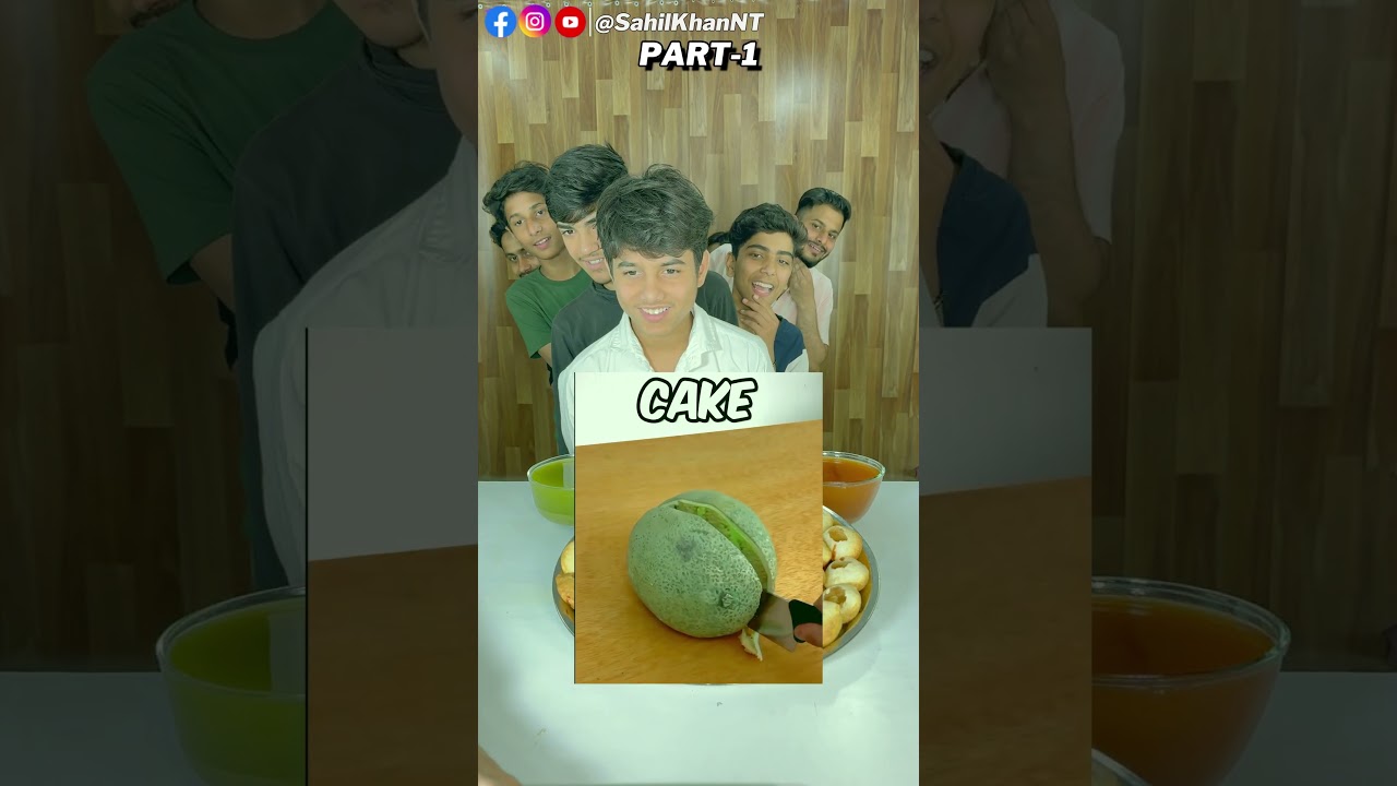 Can you guess it is a Cake or Fake? 🤔 Funny Pani Puri (Gol Gappe) Challenge 😂 | Part 1 | #panipuri
