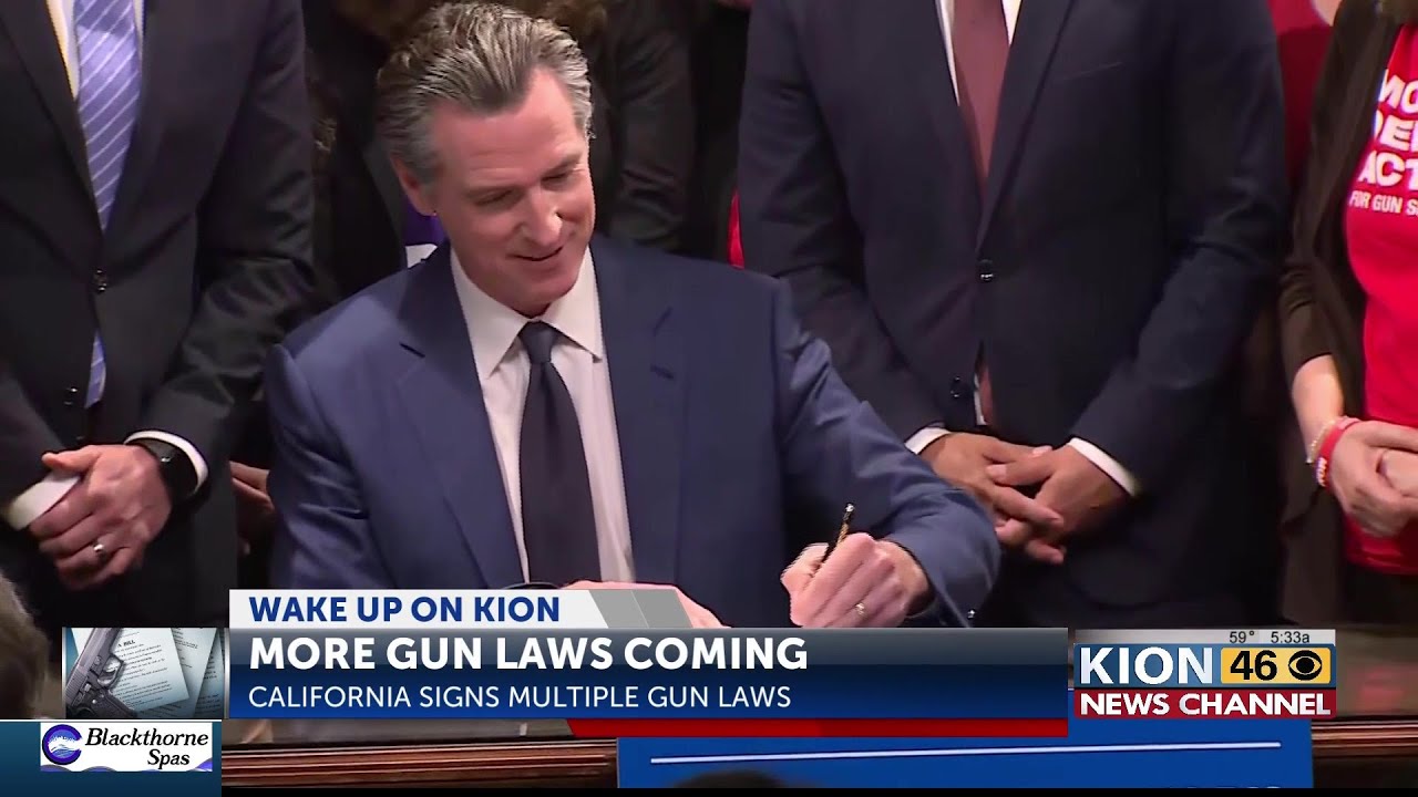 California signs 23 new bills to strengthen gun laws