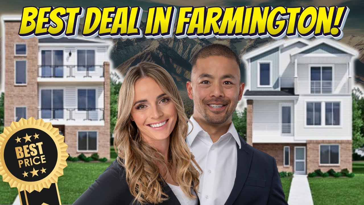 Unbelievable SALT LAKE CITY UTAH New Construction Homes with MASSIVE SAVINGS 💰 [Farmington Utah]