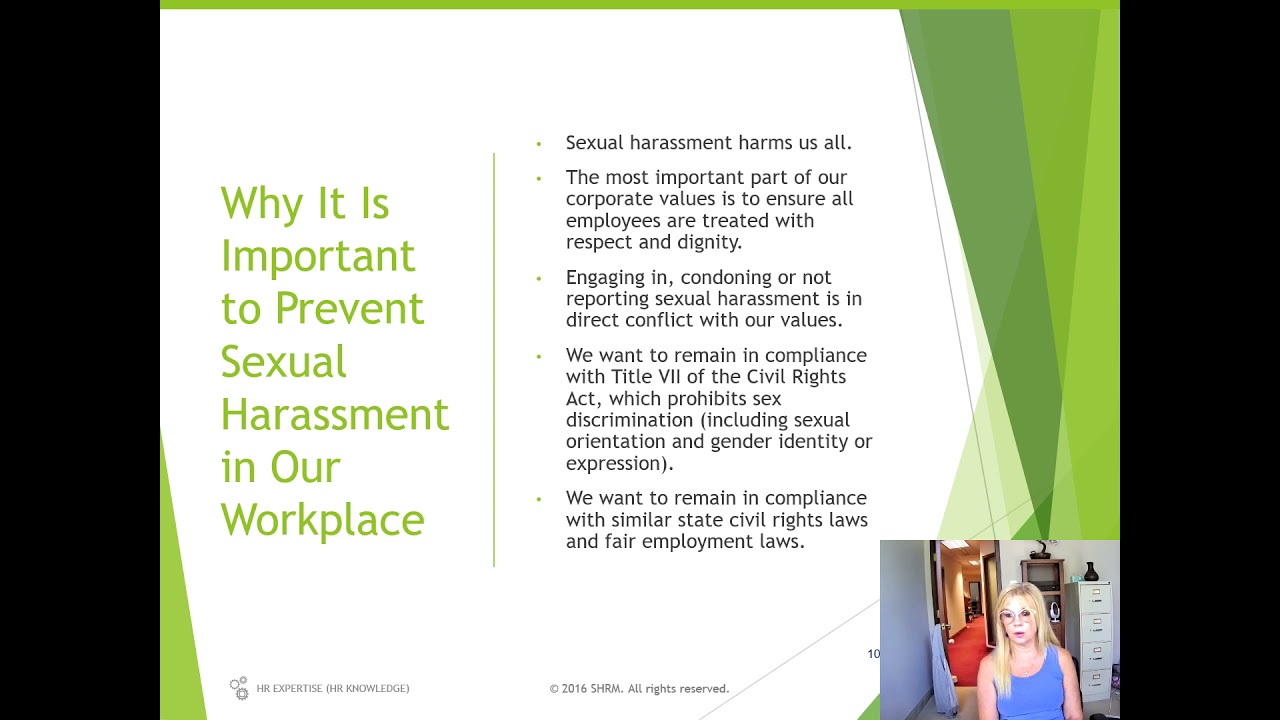PPT Sexual Harassment Prevention Training for Employees 3