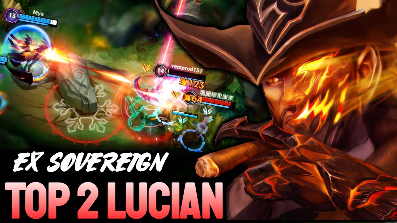WILD RIFT LUCIAN - TOP 2 LUCIAN GAMEPLAY - EX SOVEREIGN RANKED
