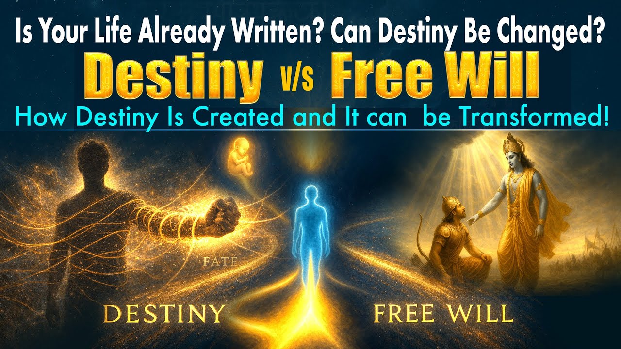 Karma vs Destiny Which Controls Your Life | Secrets of Free Will and Karma | Destiny vs Free will