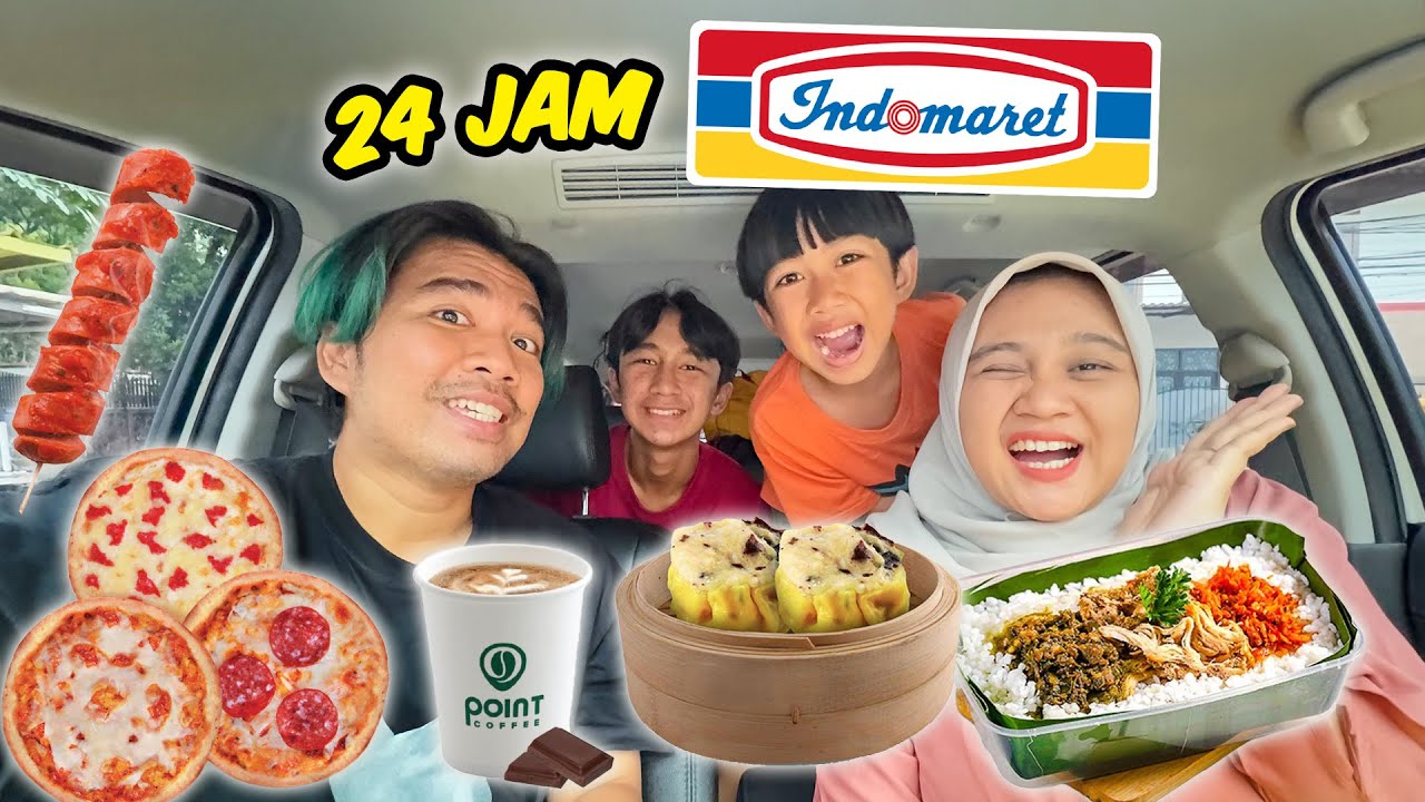 24 JAM MAKAN MINUM INDOMARET - Keluarga Ziyan