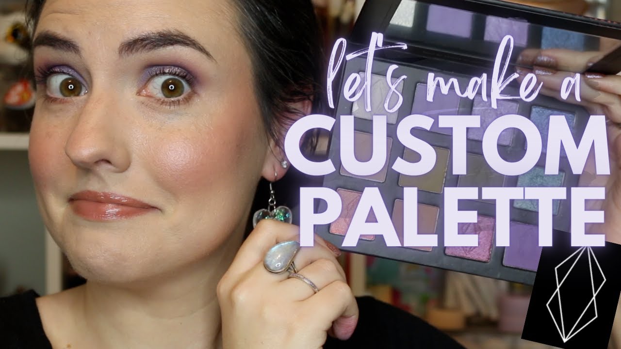 Designing a Custom LETHAL Cosmetics Eyeshadow Palette | BYOP How To, Swatches + Purple Tutorial
