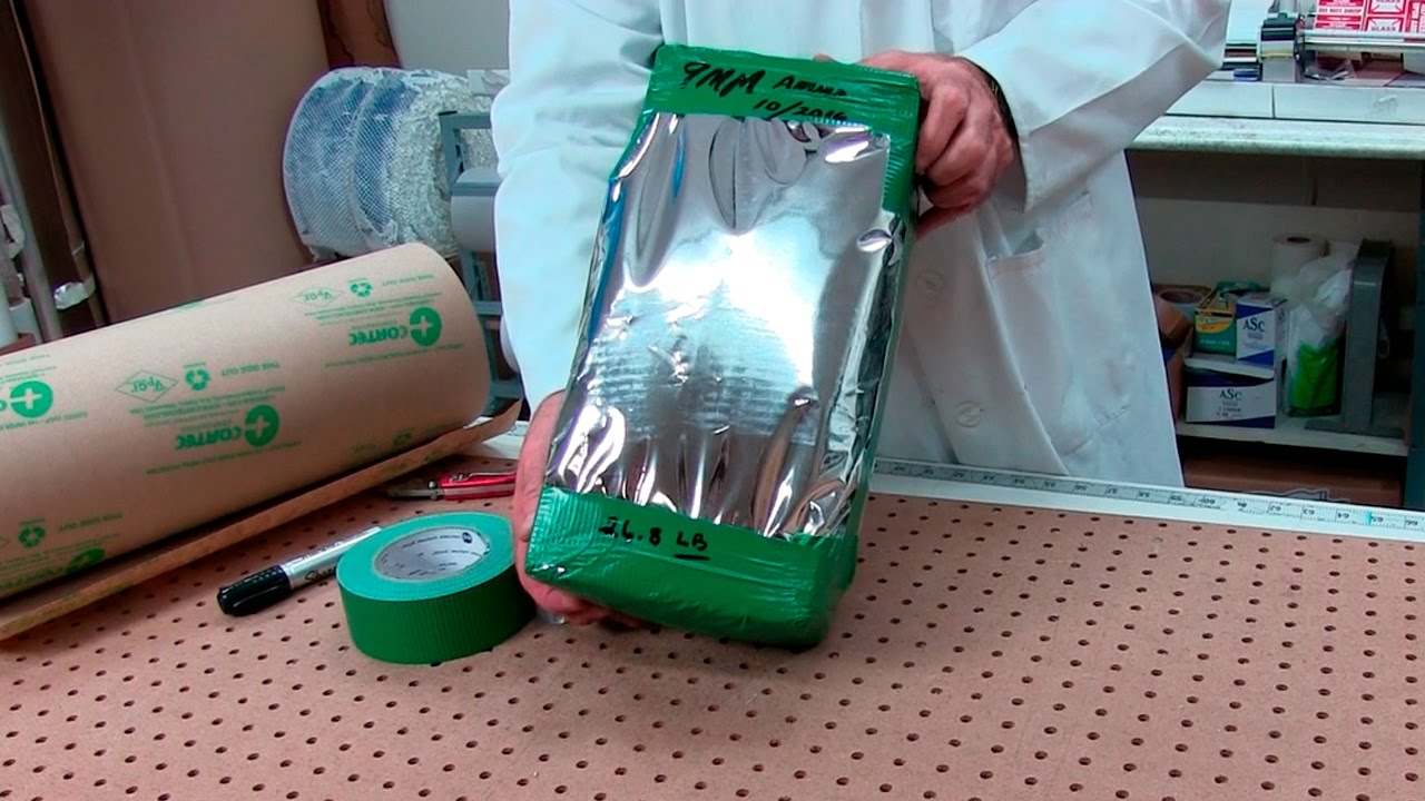 Barrier bag and Vertrod heat sealer