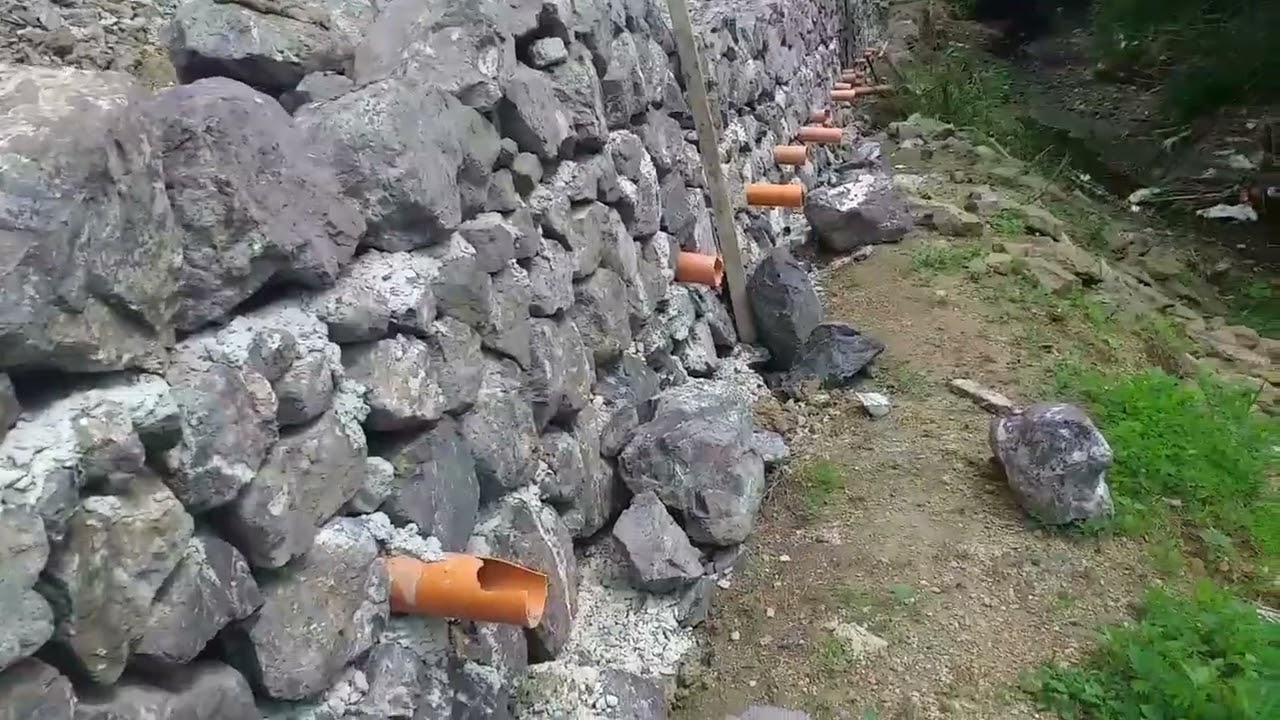 Slope Protection #4 - Riprapping works # Boulders?#whipholes?# is it important?.