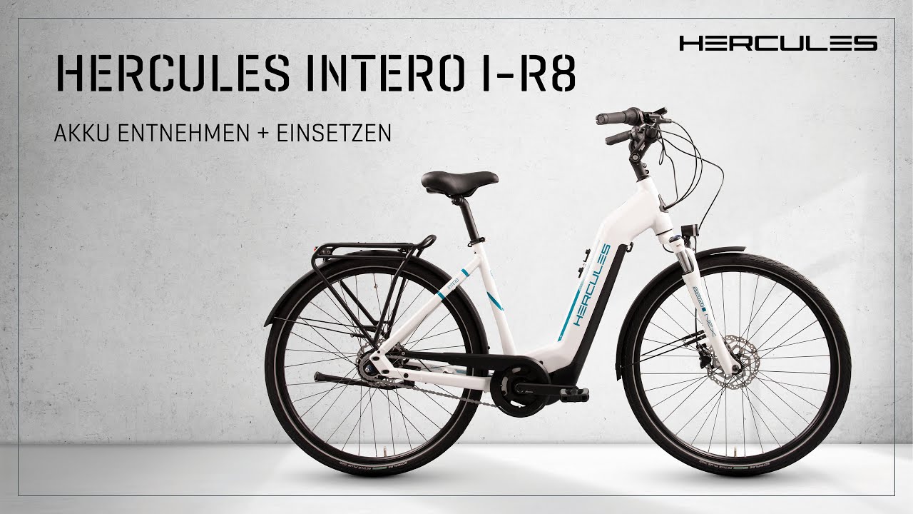 Hercules Intero Akku Entnahme - Anleitung
