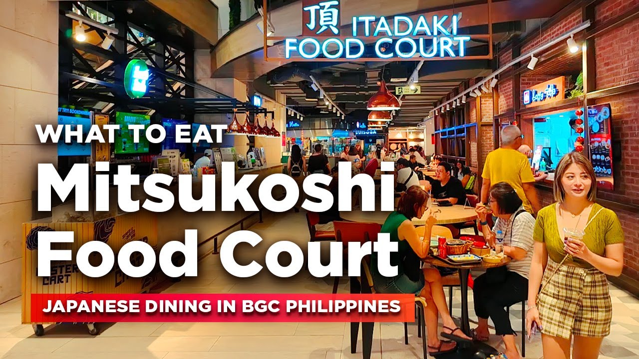 What to Eat at MITSUKOSHI FOOD COURT? | Dining at the Only Japanese Mall in the Philippines!