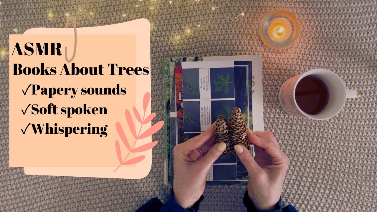 ASMR Books About Trees | Book Sounds | Soft Spoken & Whispered