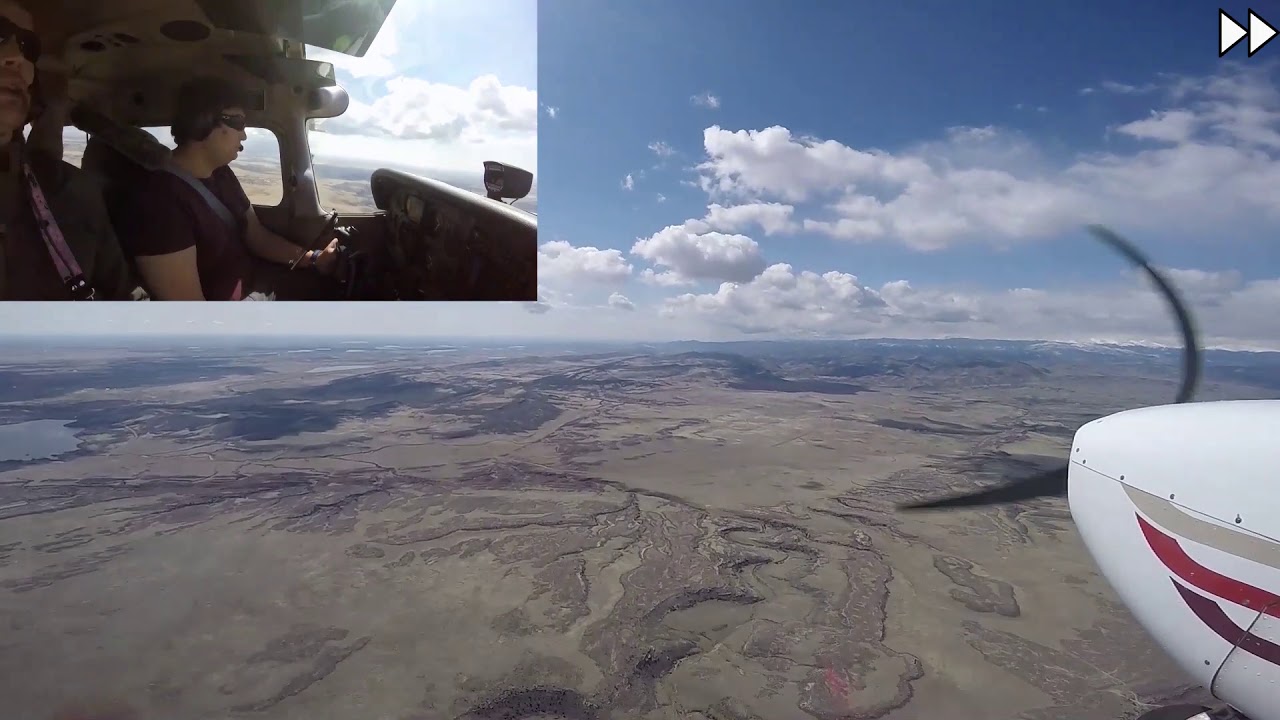 Cross County Flight | Fort Collins, CO to Laramie, WY | ATC Audio