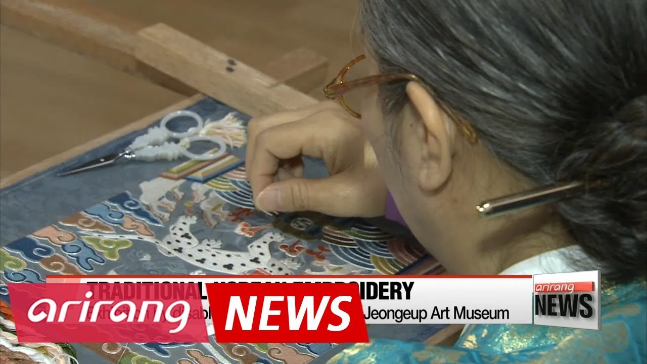 'Embroidering tradition,' Artist showcases traditional Korean embroidery