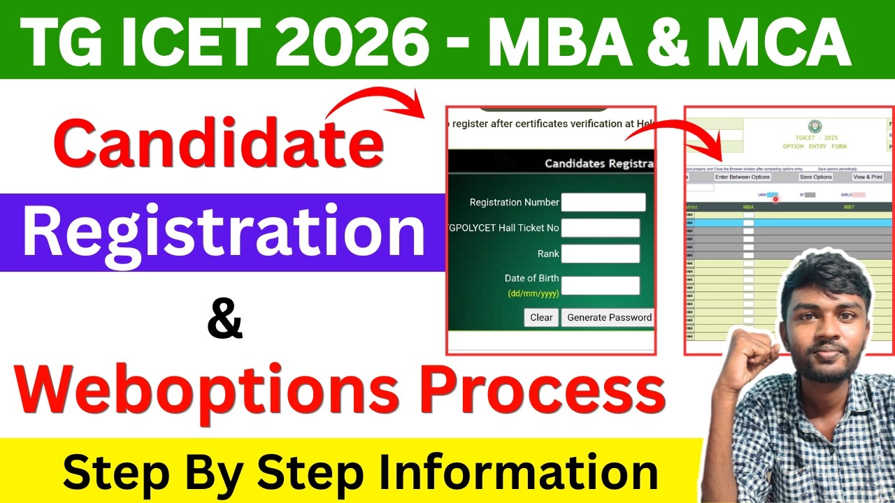 ts icet web options process 2026 🔥| ts icet web options 2026 🚀 | ts icet counselling process 2026