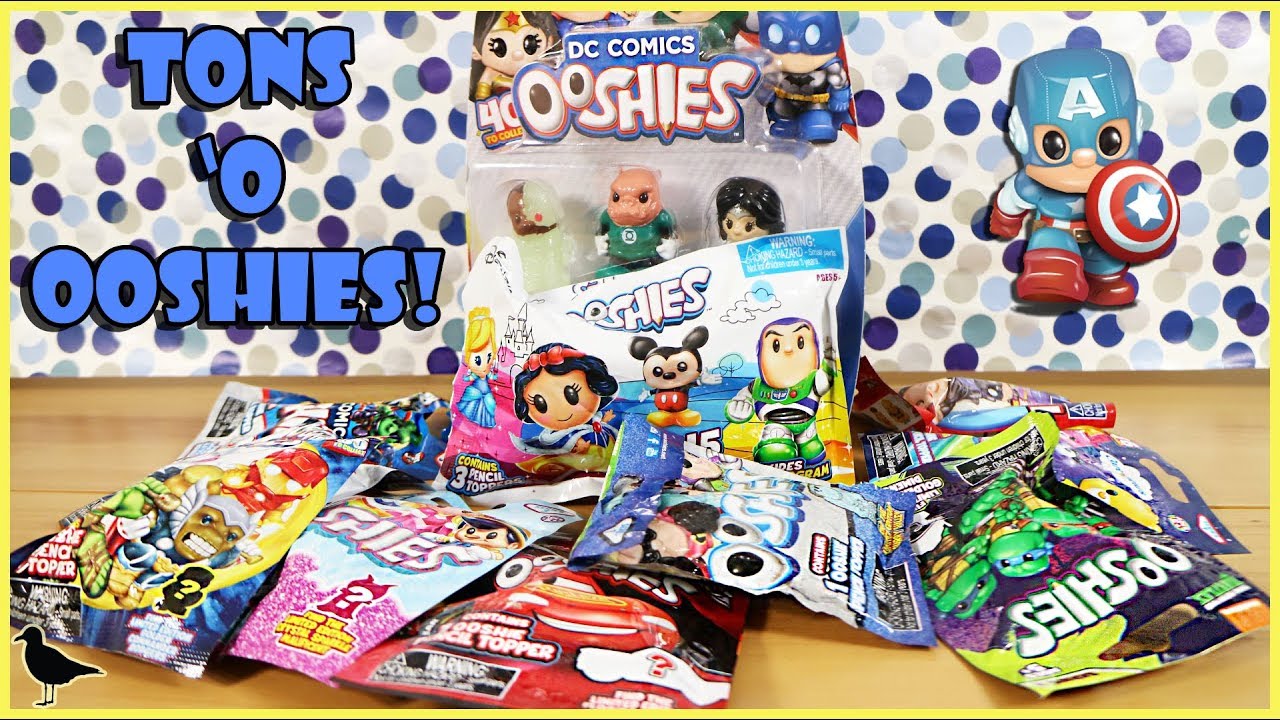 Huge Ooshies Opening! Marvel Care Bears Dc Cars + more! Fun Toy Surprises! | Birdew Reviews