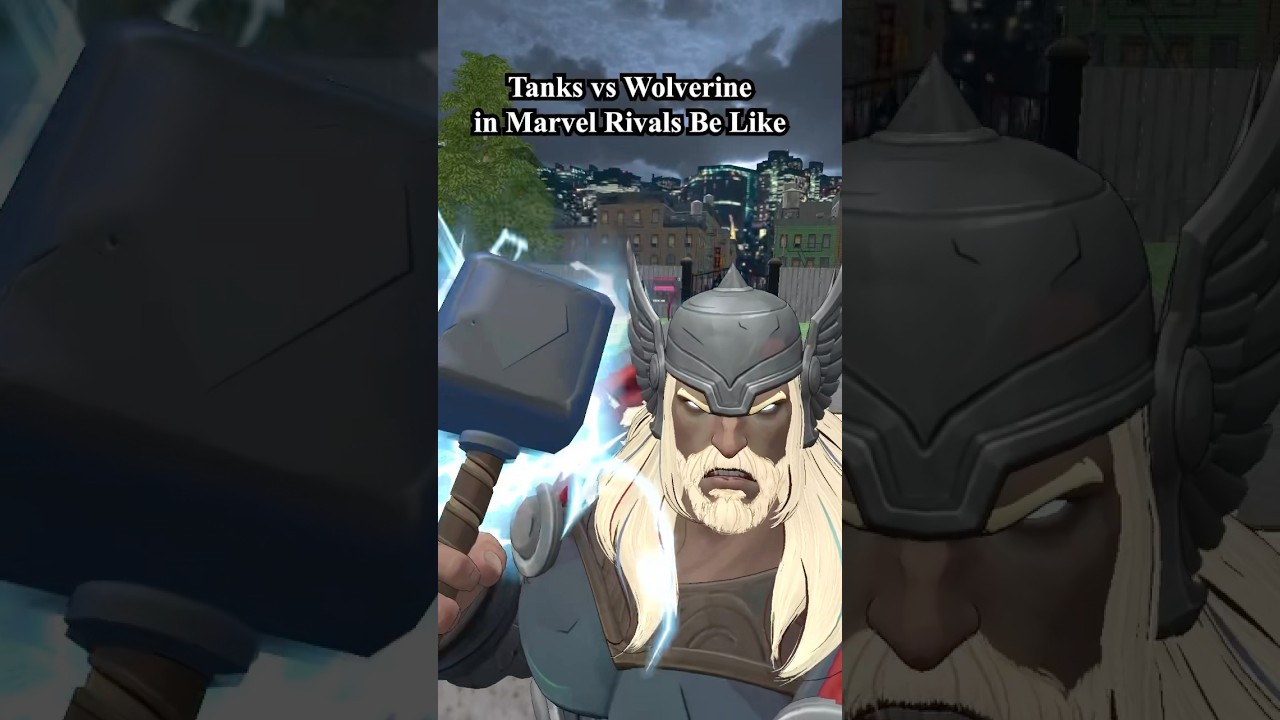 How Tanks Feel When They Face a Wolverine in Marvel Rivals #marvelrivals #thor #wolverine